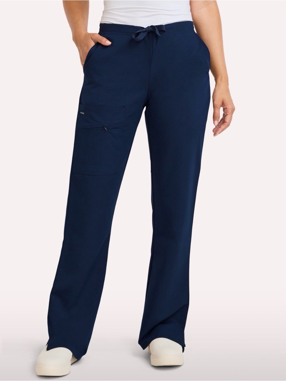 NWT Jockey Women's Navy Boot Cut Scrub Pants